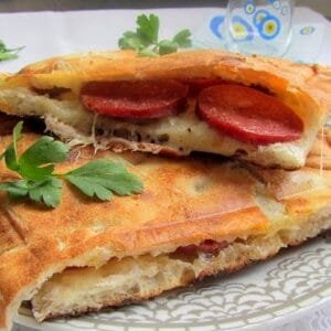 Sucuk tost little paradise sandwich shop